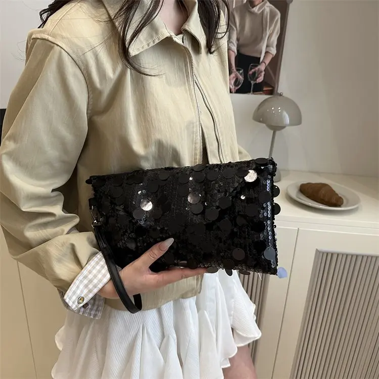 

2025 Autumn 706 New Wrist Bag Women's Envelope Small Square Bag Shoulder Bag Underarm Bag Fashion Bag