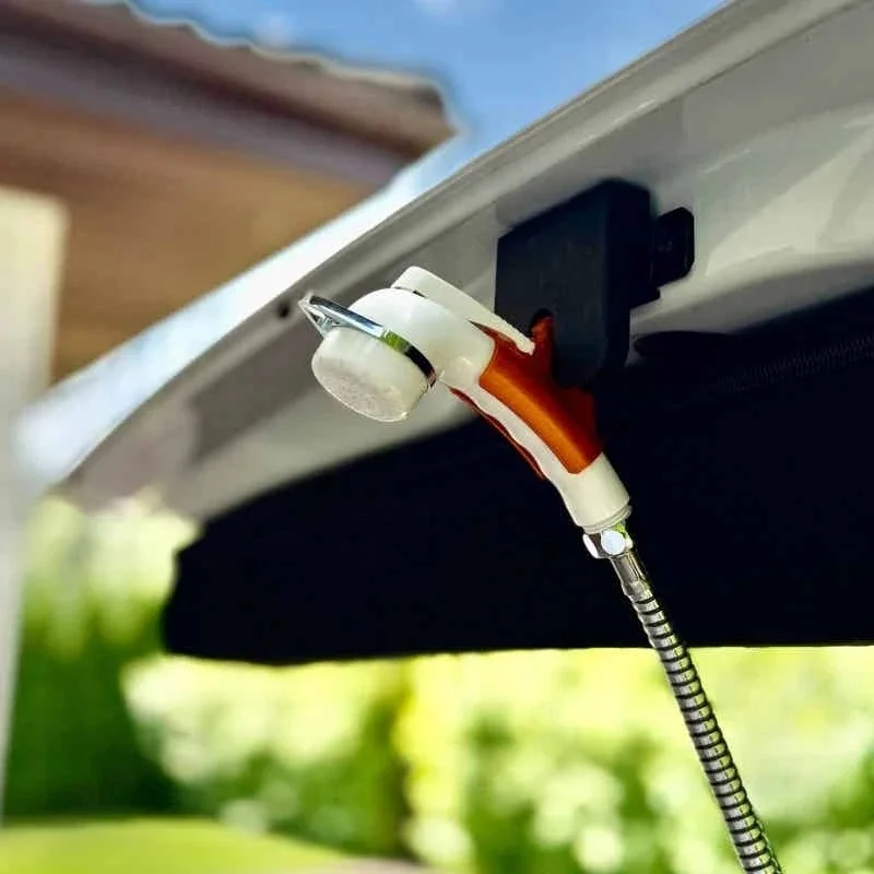 Tailgate Shower Spray Nozzle Holder Outdoor Camping Hose Gun Mount Bracket Portable Outdoor Washing Fixture