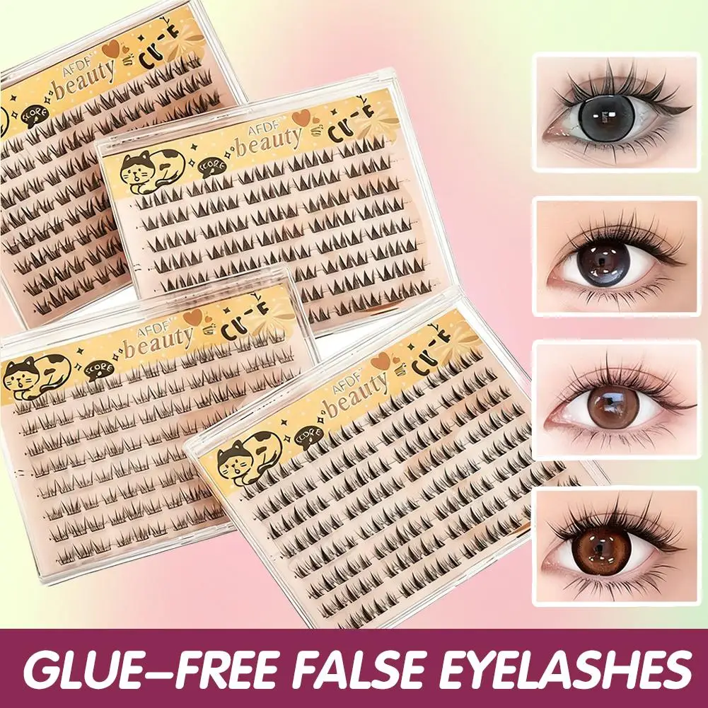 120 رموش صناعية من مجموعة C-Curl، حجم كبير لا حاجة للغراء، لمكياج العيون الطبيعية والأنمي #2