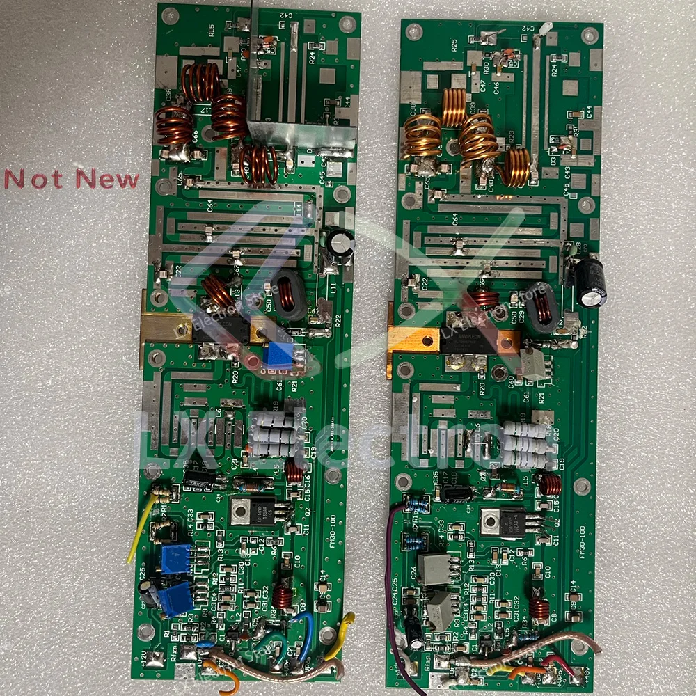 1pcs 75W 48Vdc, 66–108MHz,Input ＜100mW RF power amplifier board: RD01MUS2 drives RD15HVF1 to boost BLP05H675XR.