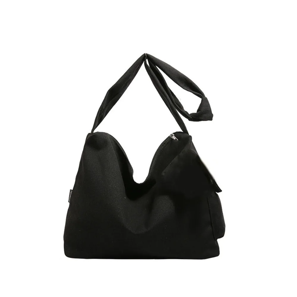 

Large Capacity Canvas Tote Bags Shopping Japanese Style Casual Shoulder Bag Simple Handbag Student Crossbody Bag Women