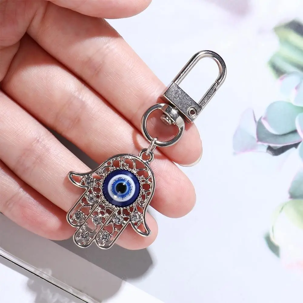 Holder Evil Eye Key Chain Car Accessories Cartoon Car Keyring Amulet Hamsa Hand Keyring Buddha Hand Keychains Evil Eye Keychain