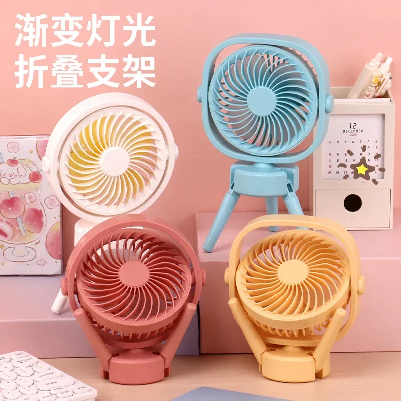 

Портативные портативные вентиляторы с зарядкой через USB, настольный мини-вентилятор, рыбак, студент, летние уличные вентиляторы для рыбалки, скалолазания, маленькие ночные огни