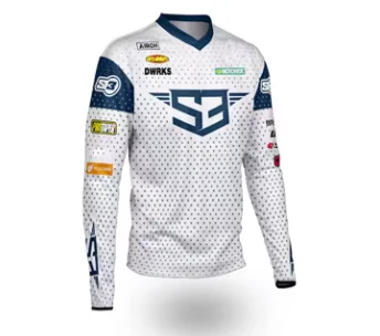 S 3 TEAM BMX Moto Enduro Motocross Trikot MTB MX Radtrikot Bike DH Maillot Fahrrad Sportshirt Downhill Trikot Radsportbekleidung – Detail 3