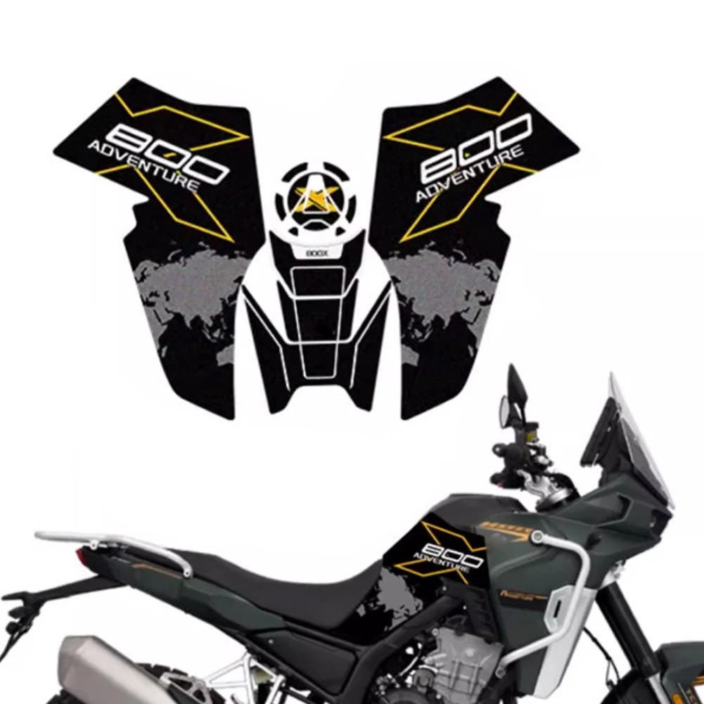 Motorcycle Sticker Gas Fuel Tank Side Decal Protector Traction Pad Cover Decoration Sets For KOVE 800X Colove 800X