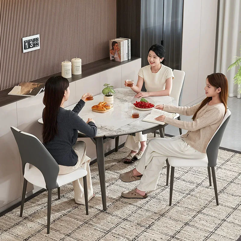 Nordic Modern Dining Table Luxury Restaurant Kitchen Coffee Space Saving Dining Table Lounge Designer Muebles Home Furniture