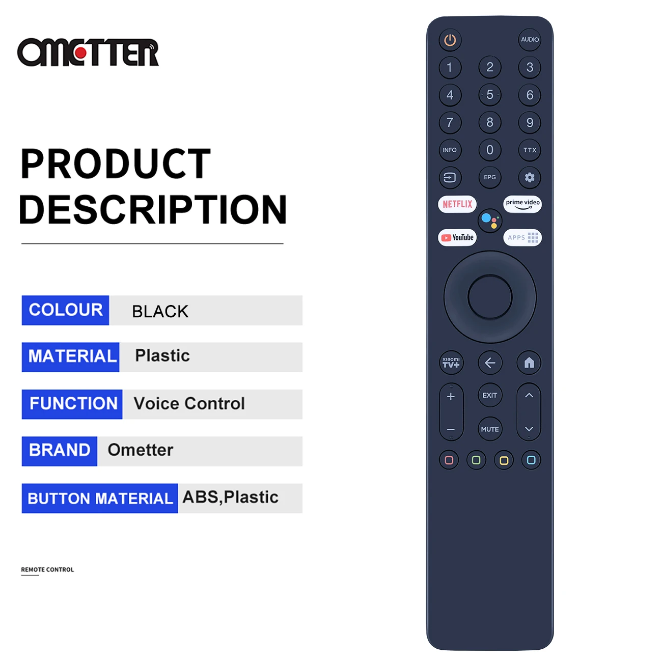 NEW XMRM-ML Voice REMOTE CONTROL for Xiaomi Ultra HD 4K QLED TV Q2 50\