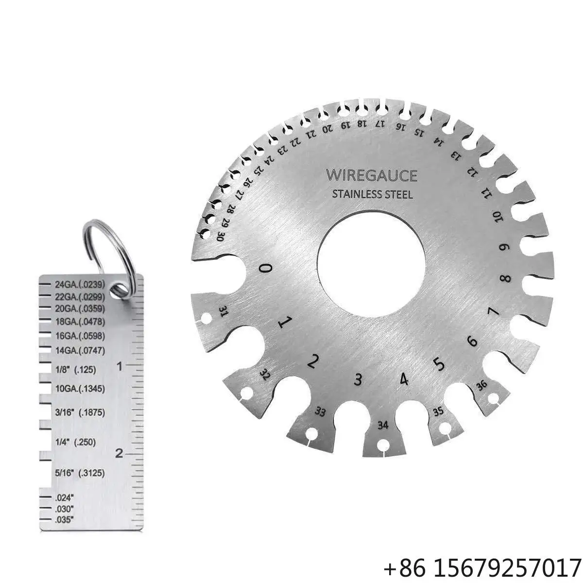 S8N Stainless Steel Welding Gauge Weld Seam Inspection Thickness Gauge Measuring Tool for Industrial Welding Factory