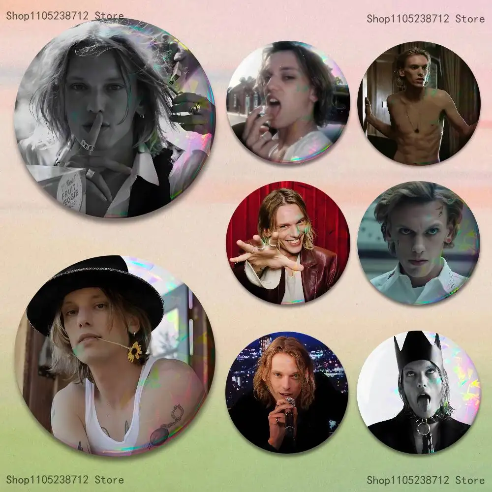 

Actor J-Jamie Campbell Pins Backpack Clothes Jewelry Accessories Cartoon Round Brooch Button Badge Fans Collection Gifts