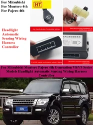Indução automática farol linha grupo módulo, controle sinal sensor, apto para Mitsubishi Pajero, V97V93V87