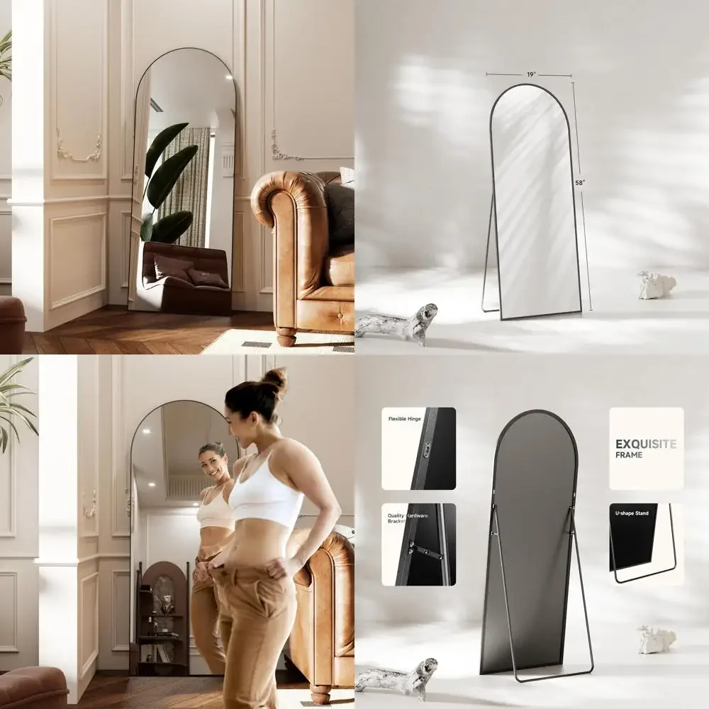 grand-miroir-arque-sur-pied-verre-trempe-noir-tenture-murale-ou-montee-miroirs-de-longueur-du-corps-58x19-avec-support-en-aluminium