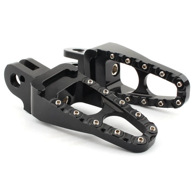 Motorcycle Rear Footrest Footpegs Foot Pegs Pedals For Triumph 01-15 Bonneville T100 T900 04-15 Trunxon 1200