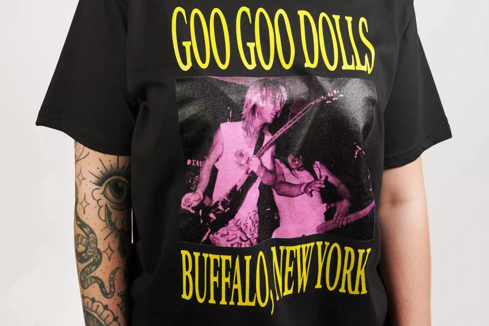 Редкая черная футболка Goo Dolls Live Photo S 234XL C481