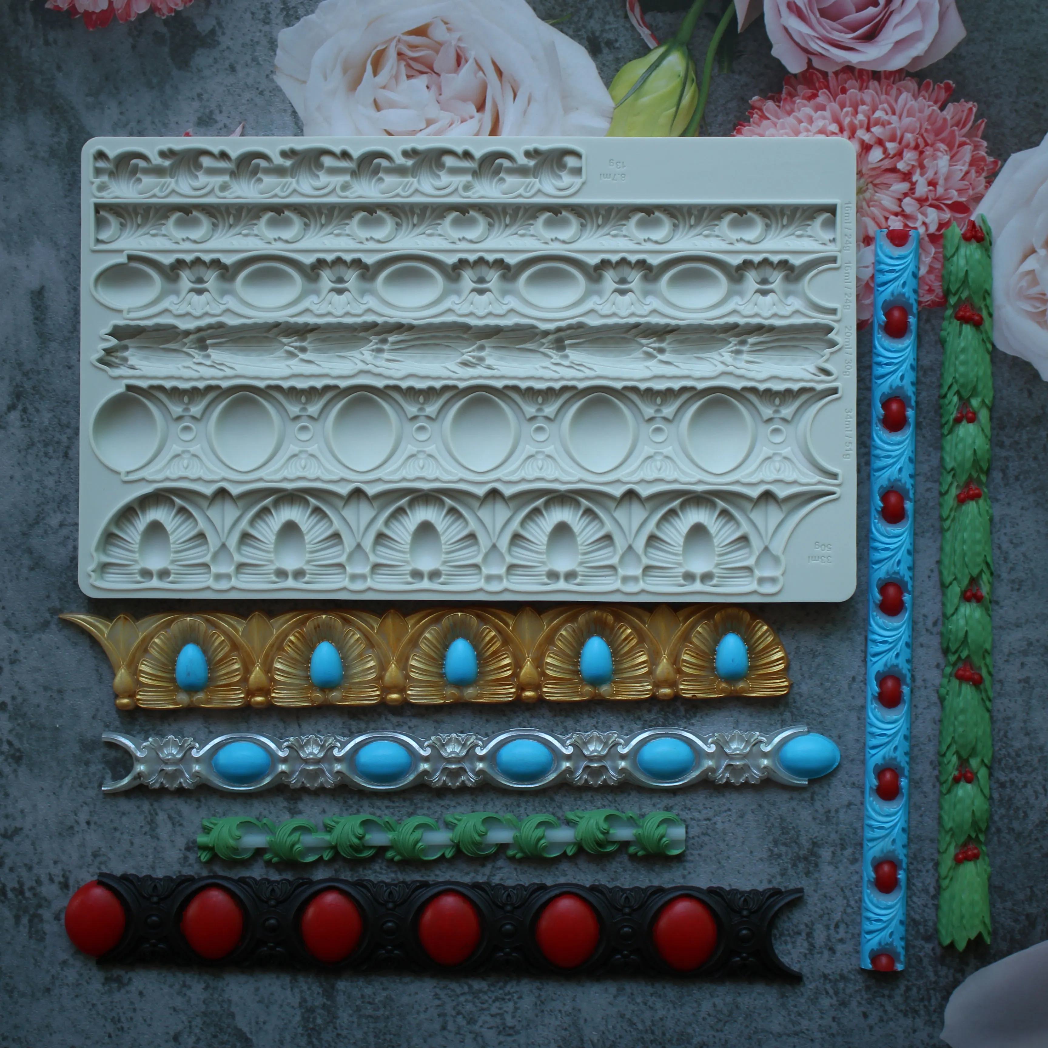 Totem Gem Jewelry Wedding Decoration Silicone Mold Fondant Cake Tool Gumpaste Sugarcraft Chocolate Forms Bakeware Tools