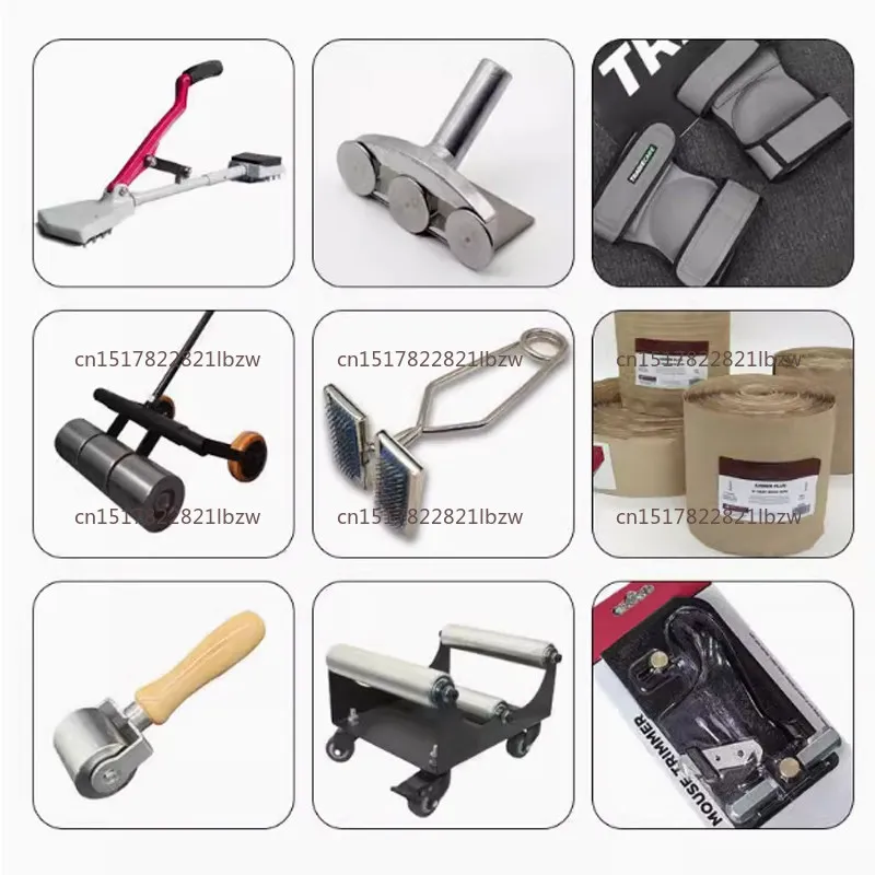 Complete set of carpet installation tools carpet stapler knee kick ironing device  ironing iron, carpet support