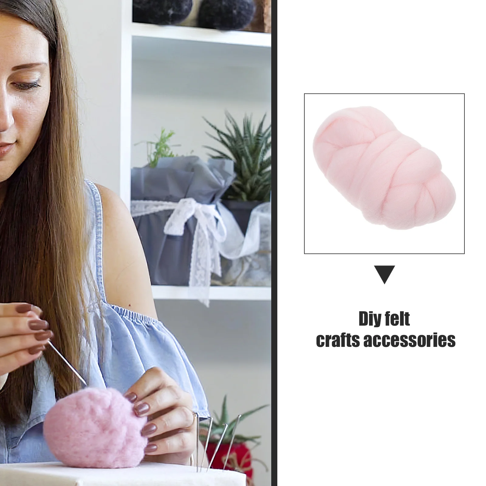 التلبيد غزل الصوف إبرة التلبيد الصوف مجموعة يدويا DIY بها بنفسك الحرفية صنع ملحق هدية للأم أطفال الأصدقاء ورأى أدوات الحرف اليدوية