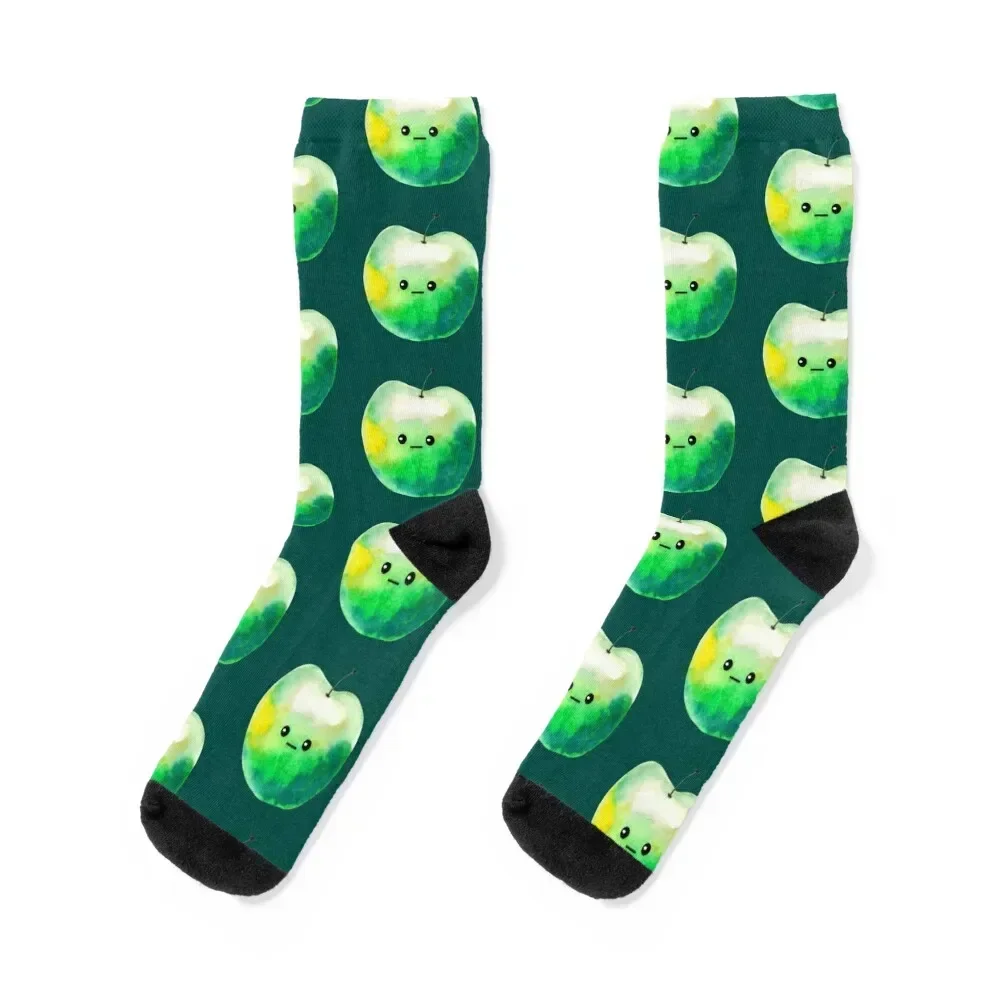 

Bored Green Apple Socks luxury happy Women Socks Men's