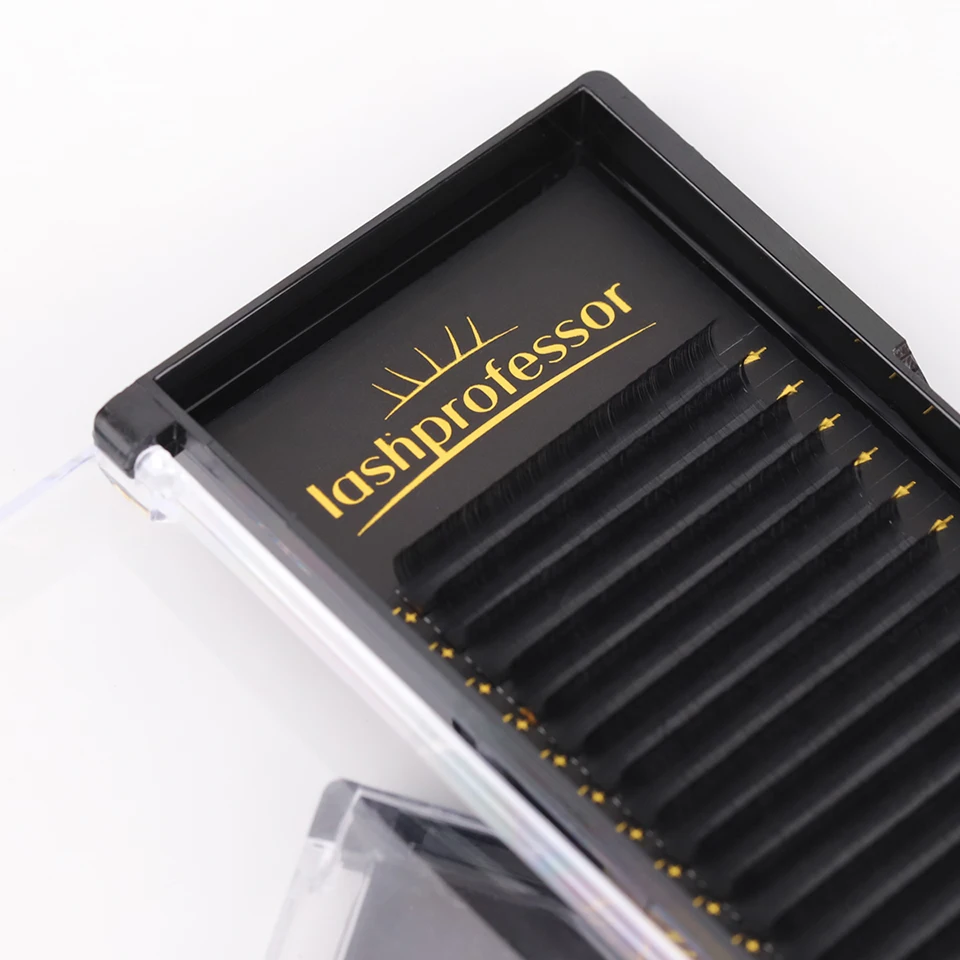 Lashprofessor 16Rows Wholesale Eyelash Extension Soft Natural Russian Volume Classic Individual Lashes Faux Mink Cilios Supplies