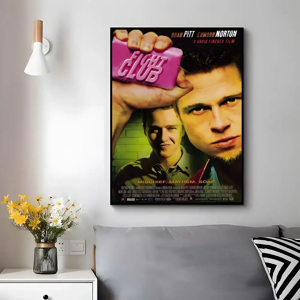 psychological movie f-fight Club Poster Modern Luxury Wall Poster Home Decor Space Enhancer