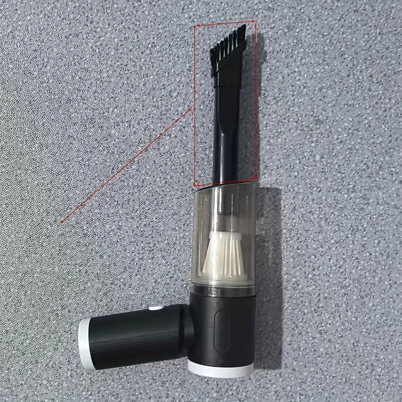 Universal Car Vacuum Accessory Kit,Washable Cleaning Brushes&Hose Attachments,ABS Hose PP Brush,Vacuum Cleaner Replacement Parts