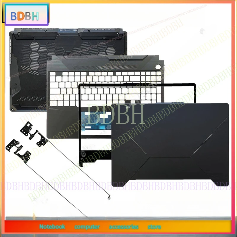 NEW For ASUS FX506 FX506H FX506HC FX506HM FA506 FA506Q Laptop LCD Back Cover Front Bezel Palmrest Bottom Case hinge