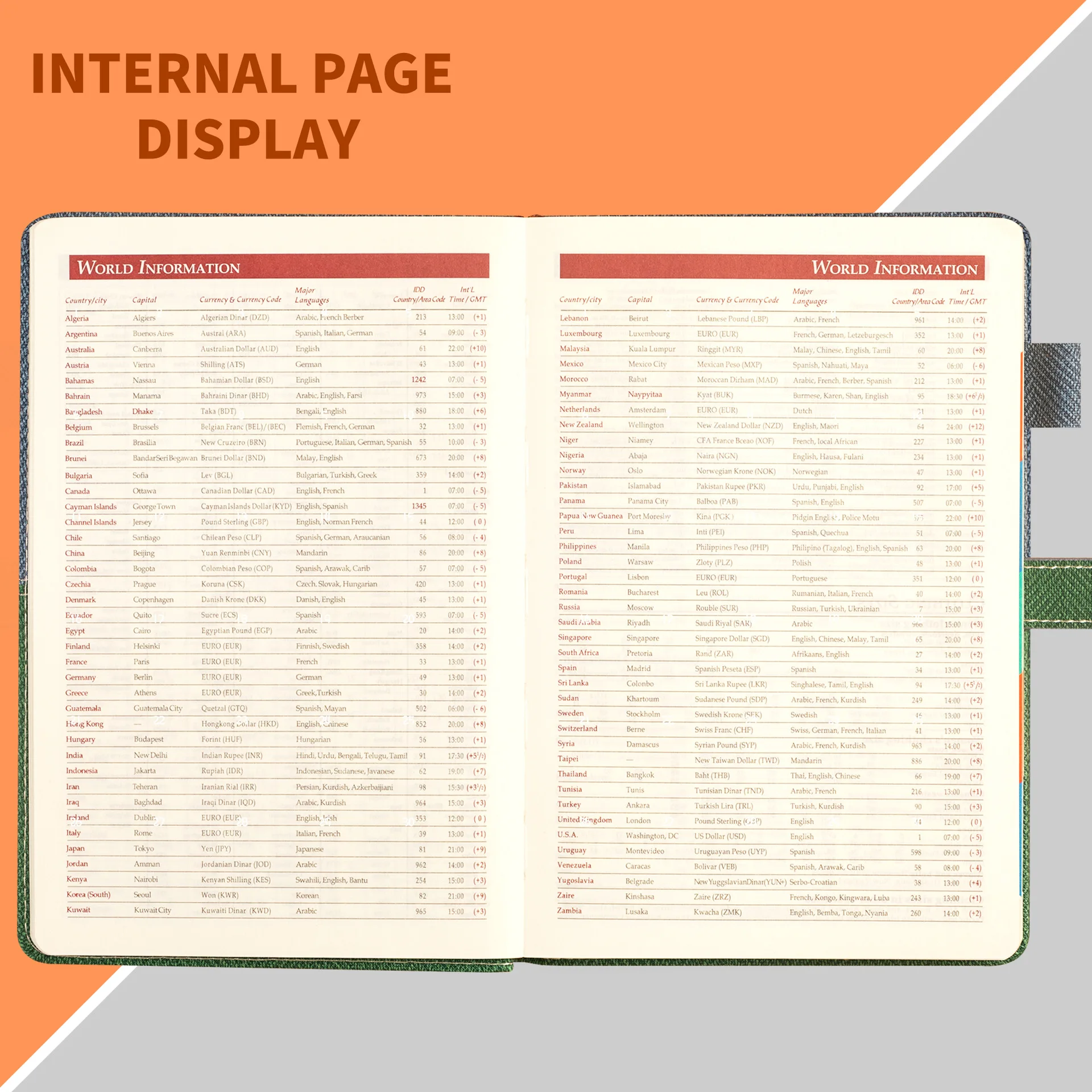 2025 English-French-Spanish Planner with Color-Coded Pages and Daily Schedule for Efficient Time Management