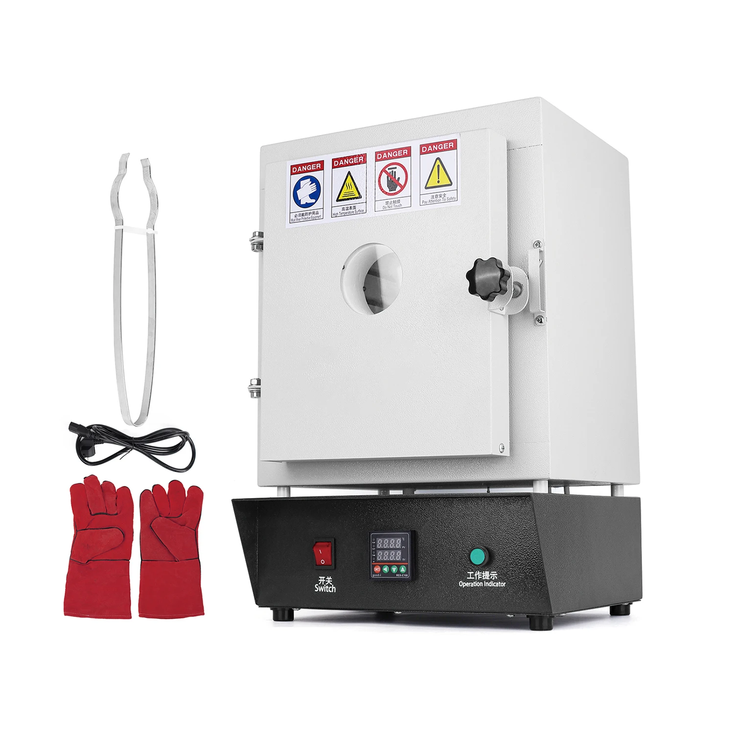 Mini Metal Muffle Furnace For 1150 Degree Heat Treatment Jewelry Tools & Equipment Burnout Casting Wax Box