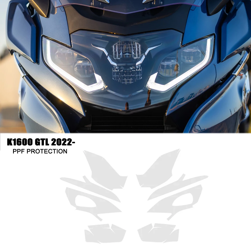 For BMW K1600GTL K 1600 GTL K1600 GTL 2022 - Accessories PPF Parts Complete Paint Protection Set TPU Body Protection Sticker