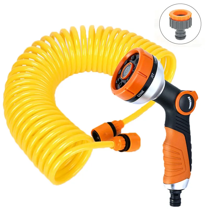 

Garden Expansion Spring Water Pipe, High-Pressure 8-Function Car Wash Spray, Durable Garden Plastic Water Pipe, 7.5M-30M