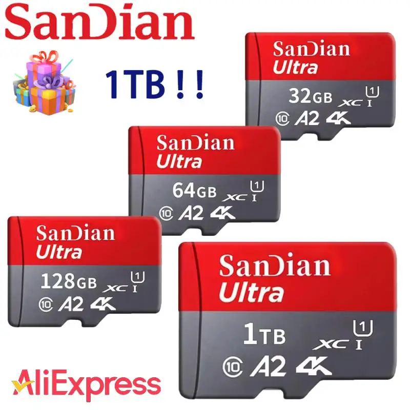 1TB High Speed Memory Card 1TB 512GB 256GB Class 10 Micro TF SD Card 1TB SD Memory Card For Nintendo Switch Phone/Ps4