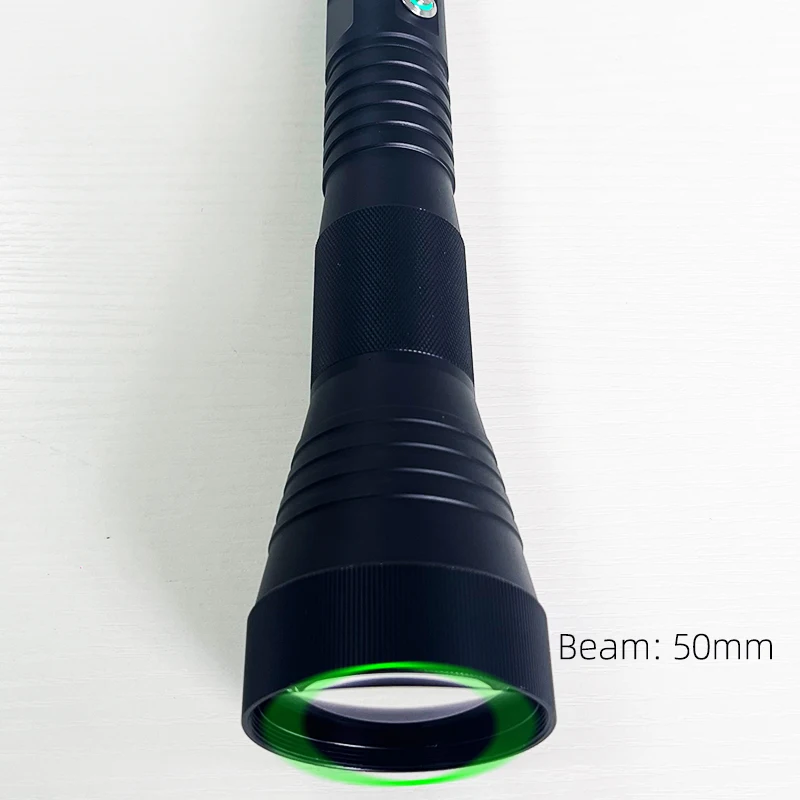 525nm 1w green big beam torch with recharge battery dazzling laser torch