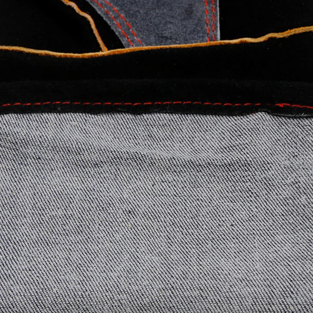 

1 Pair 14 Inch Heat Insulation Gloves Double Layer Cowhide For Baking Soldering Barbecue Furnace Firewood Protective