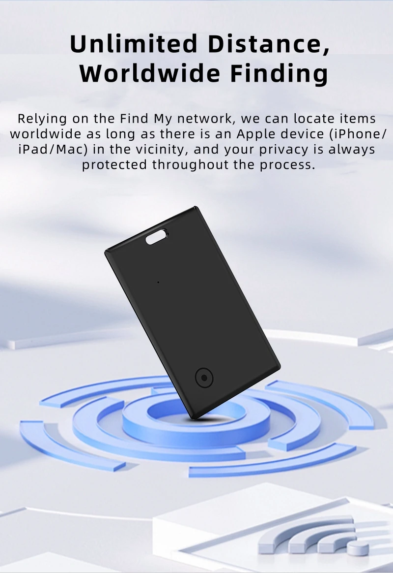 Tracking Card Waterproof Wallet Tracker locator Smart tag Smart Tracker Lost reminder Devices Smart Tag For iOS