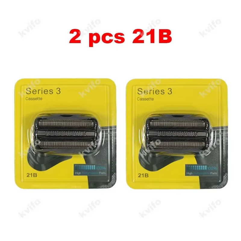 KVIFO 21B Für Braun Serie 3 32B 32S Elektrische Rasierer Kopf Zubehör Messer Membran 301S 310S 320S 340S 360S 3040S 3010s 3050
