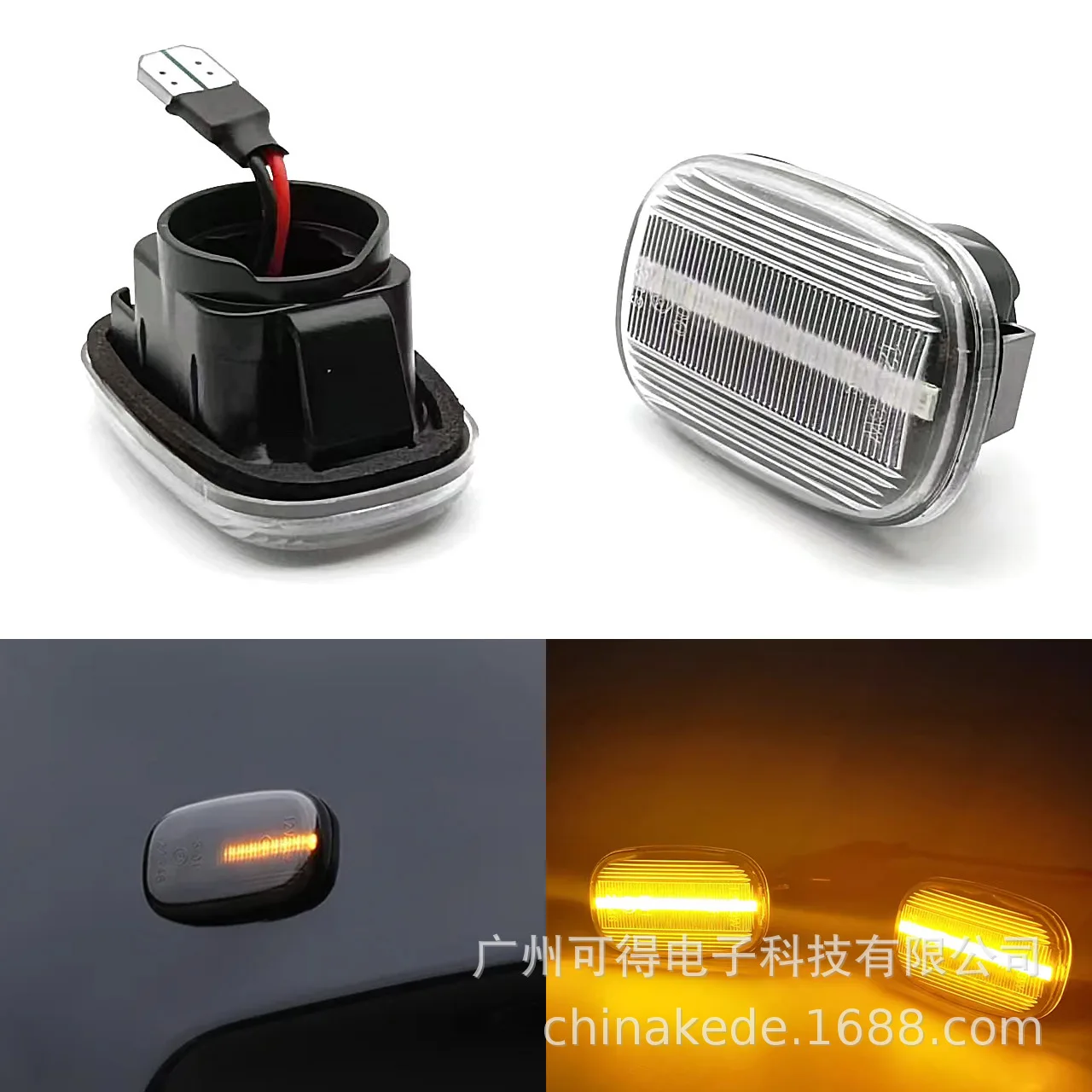 Suitable for Toyota Corolla ACR30 Vios fender light led flowing water turn signal cross-border