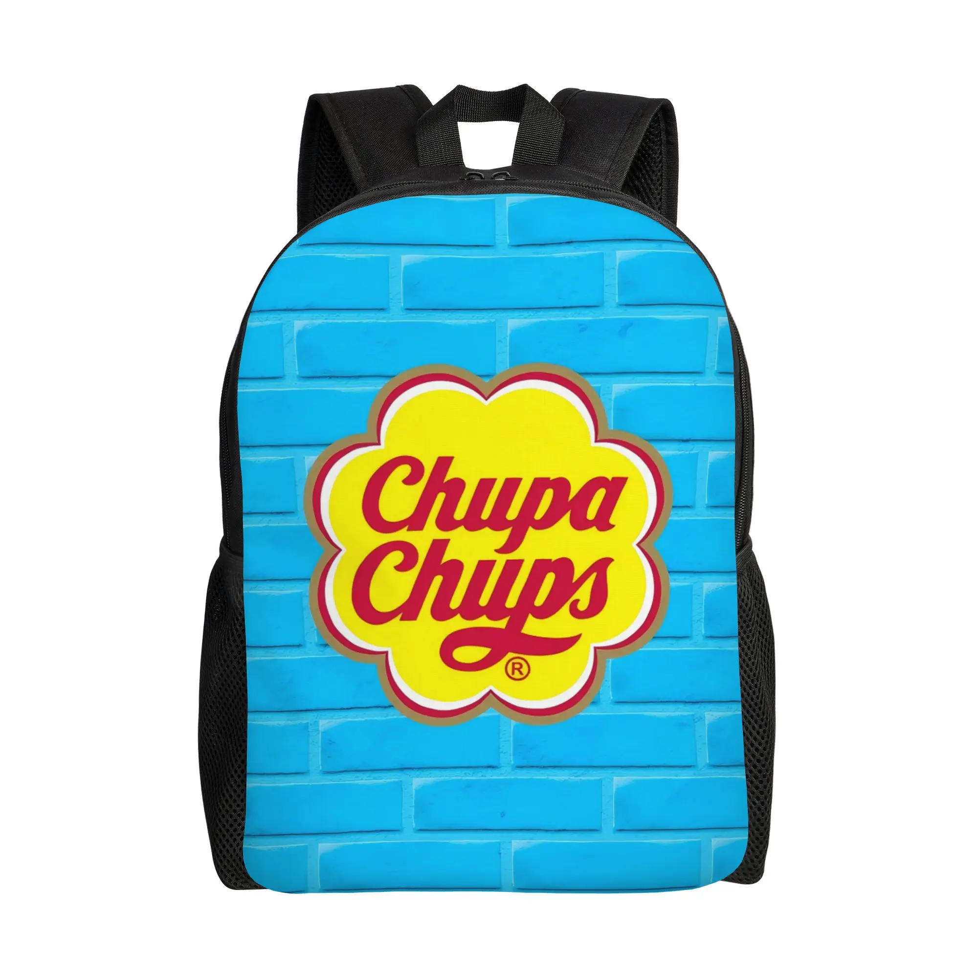 

Back to school season Casual FUN 12 Schoolbag Chupa Chups Men Women Adult Laptop Bag Backpack
