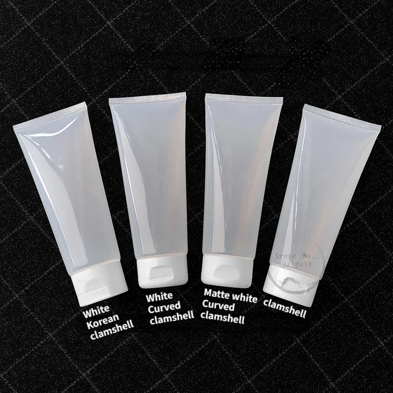 30Pcs 100g 100ml Face & Hand Cream Hose Sample Empty Liquid Cosmetic Soft Tube Frosted Hose Facial Cleanser Tube