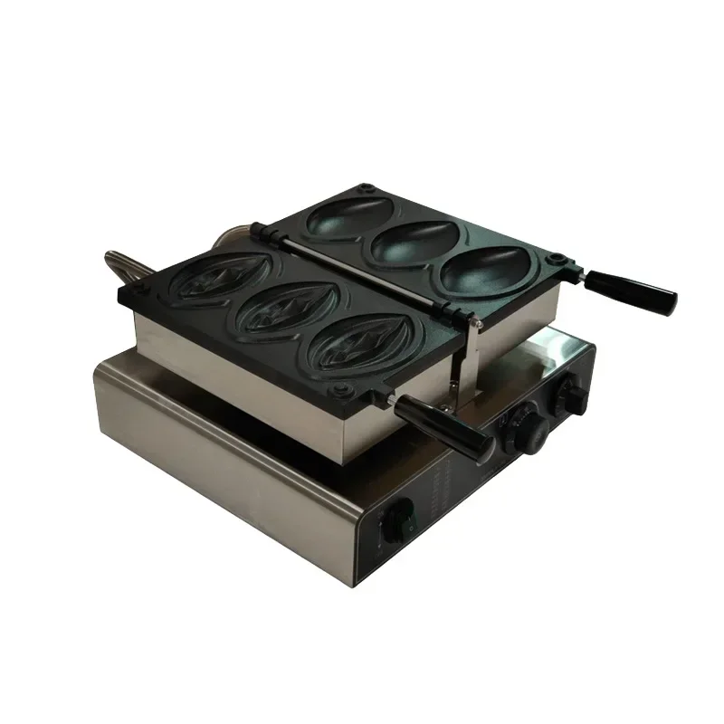 

Electric Heating Three-Piece Abalone Burning Five-Piece Abalone Burning Machine New Waffle Machine Snack Equipment