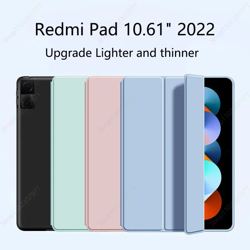 

Для XIAOMI Redmi Pad 10,61 "2023 Xiaomi MiPad 6 Mi Pad 6 Pro откидная подставка силиконовый защитный чехол Redmi Pad 10,61'' Магнитный чехол