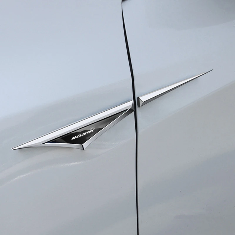 

2 шт., боковая наклейка на крыло автомобиля, декоративная наклейка для McLaren 720S 570S 570GT 600LT 2023 MCL60, наклейки для стайлинга автомобилей, аксессуары