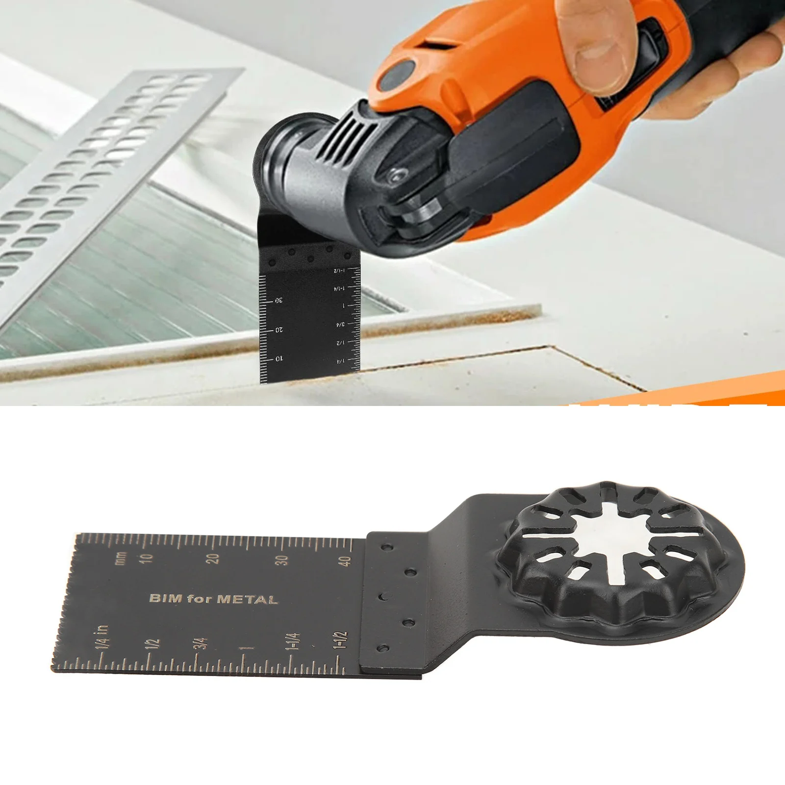 Oscillating Saw Blade 34mm Bi Metal Multitool Cutting Tool Set Kit for Starlock Oscillating Tool Blade Multitool Saw Blade