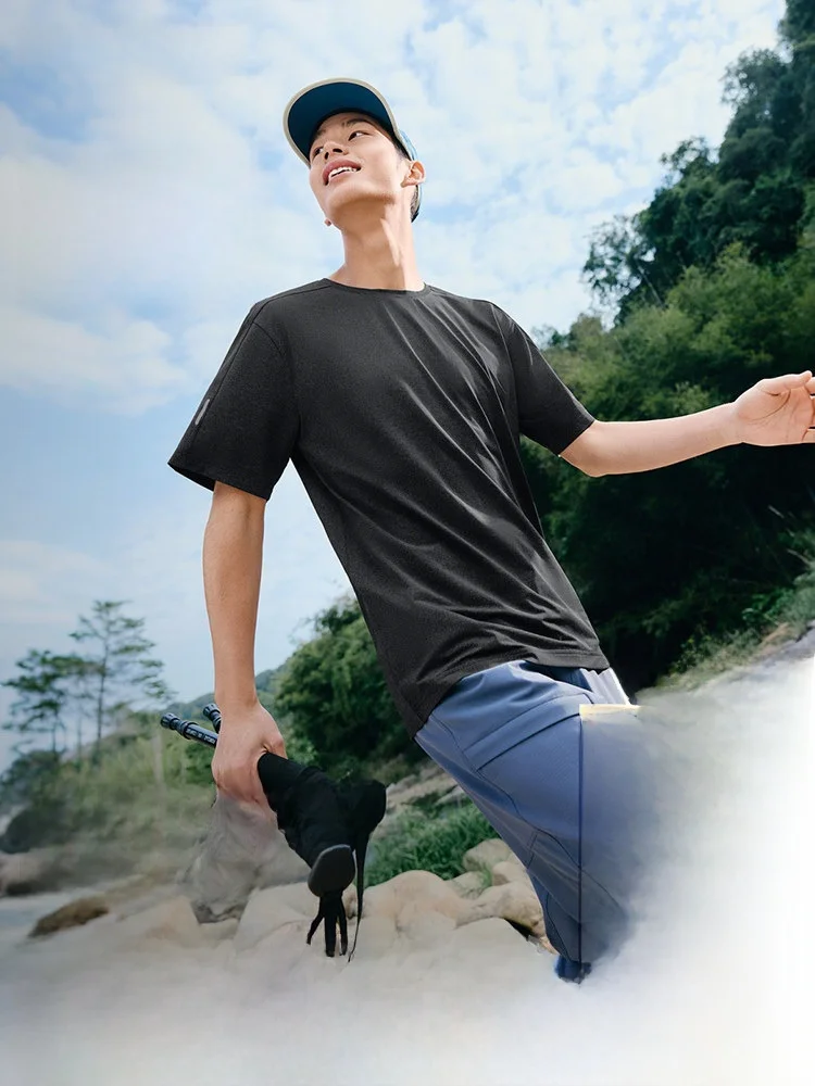 

Banana Le 2025 New Men's T-irt Qui Dry Lightweight ort Sve Breathable Outdoor Hiking Climbing Running Sports