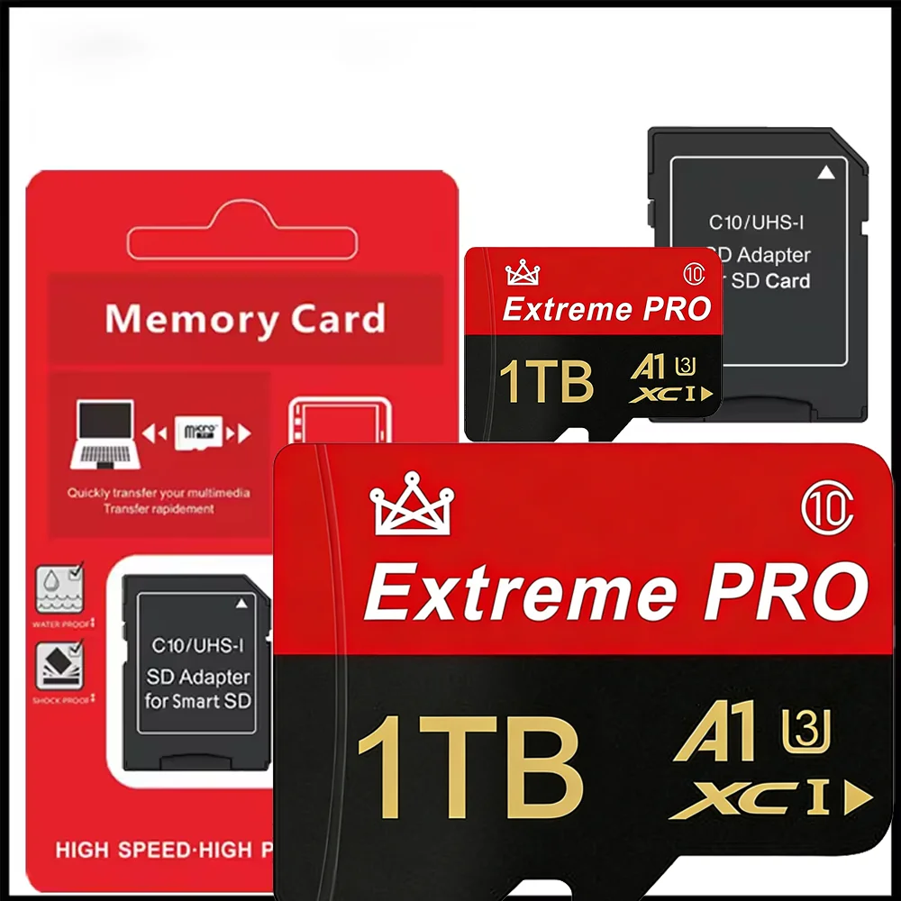 Memory Card 64GB 256GB 512GB SD Card Micro TF SD U3 V30 A2 High Speed Best Seller For DJI Air Action Camera 4K Video Slow Motion