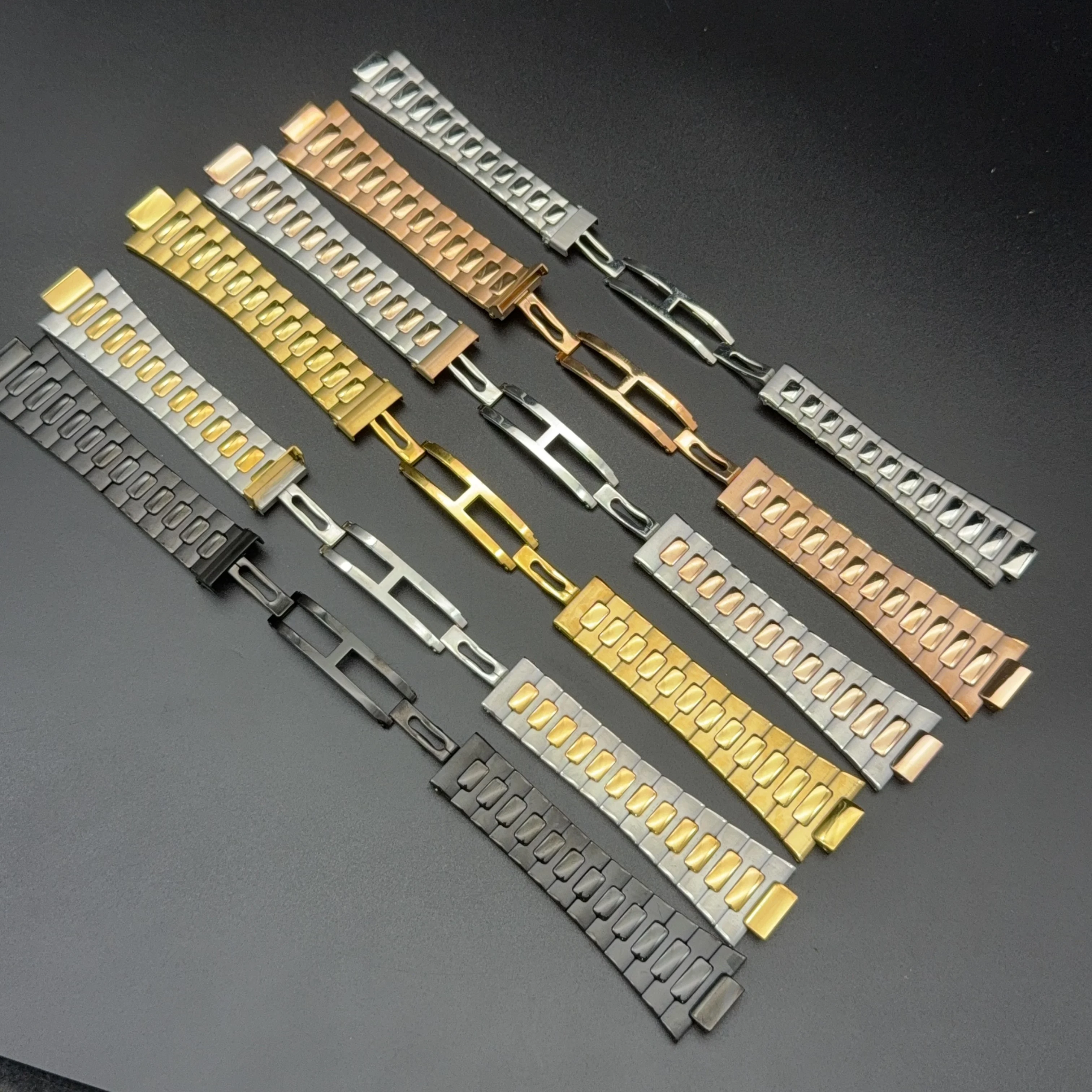 Watch Strap Substitute for Patek Philippe Nautilus 5711/5726 Fine Steel Watch Strap Male Convex Stainless Steel Watch Accessorie