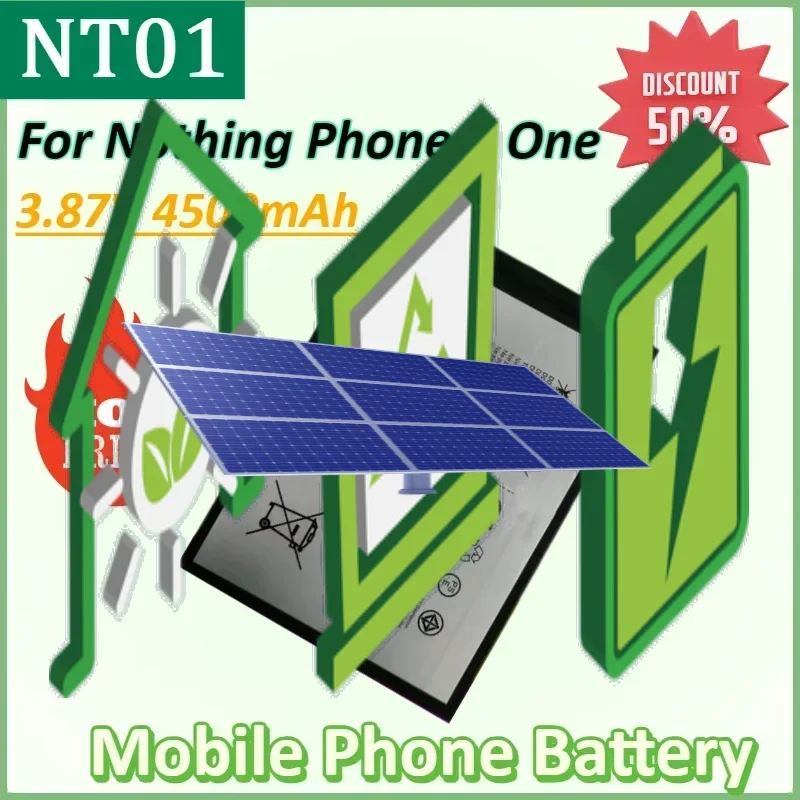 

NT01 3.87V 4500mAh High Quality Battery for Nothing Phone NT01 Nothing Phone 1 One Mobile Phone Batteries