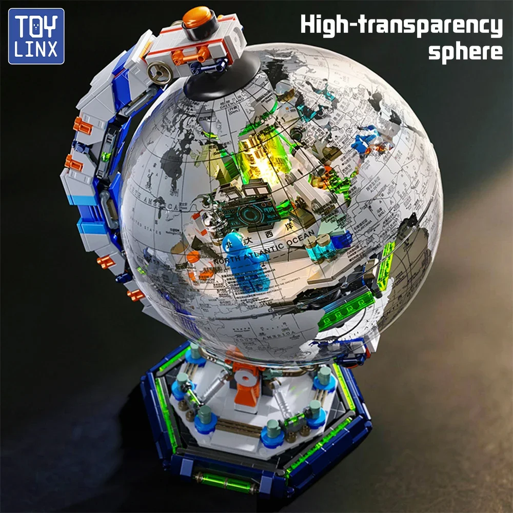 TOYLINX tecnología estación espacial 1793 Uds globo creativo bloques de construcción de alta tecnología juego de ladrillos de construcción juguetes regalos para niños