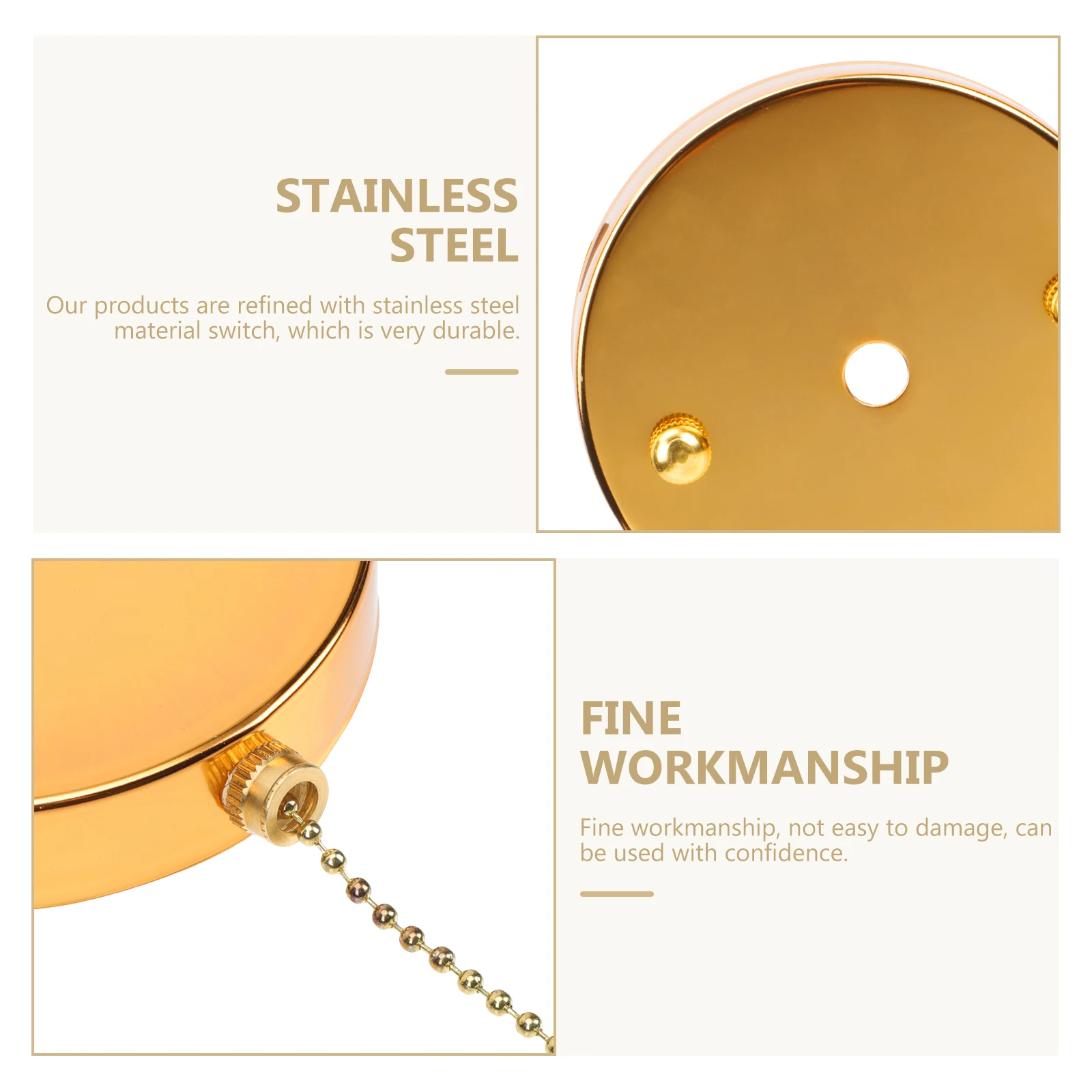 

1 комплект, 1 комплект, переключатель цепи для лампы, потолочного вентилятора, настенного светильника из нержавеющей стали, прочный веревочный переключатель, замена, простая установка, элегантный