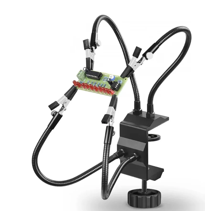 Welding station fixture, PCB circuit board holder, electro-iron soldering welding auxiliary tool, bracket, universal fixture tab