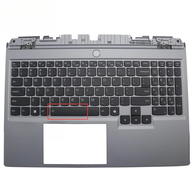 YY+5CB1P43414 New For Lenovo LOQ 15IRX9 15AHP9 Palmrest US Keyboard White Backlit