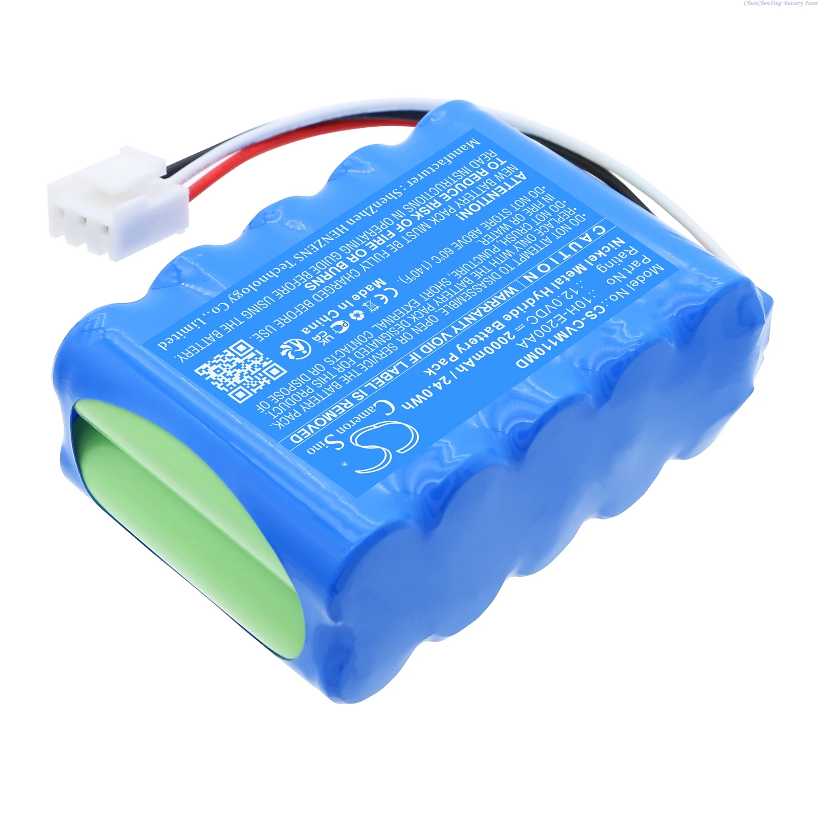 Cameron Sino 12V 2000mAh Replacement Medical Battery 10H-E200AA for Care Vision/BEXEL MSC-V110  +TOOL